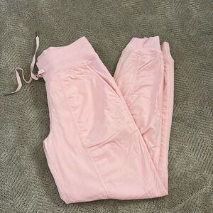 Bubblegum pink Luluemon Dance Studio Mid-rise jogger
